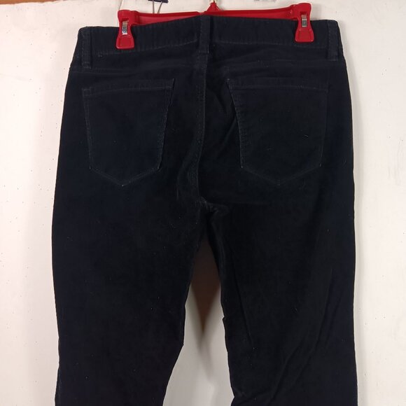 Ann Taylor Loft Womens Curvy Bootcut Corduroy Pants Size 8 Black 34x31 - Picture 7 of 9